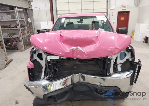 2021 Chevrolet Silverado 1500 2Wd Long Bed Wt из США, поврежденный, VIN 3GCNWAEF9MG258252